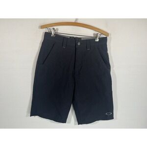 Oakley Mens Shorts 28 Black Performance Chino‎ Hiking Golf Casual Lightweight